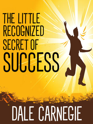 cover image of The Little Recognized Secret of Success
